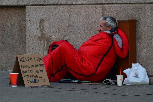 Helping the<br/>homeless